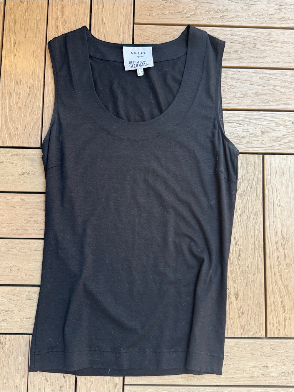 Akris Punto black sleeveless top